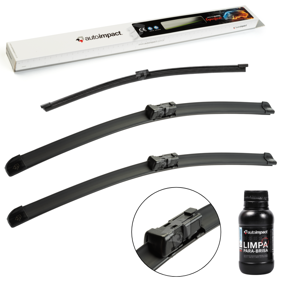 Kit de Palhetas do Limpador do Parabrisa e Traseira - Autoimpact - PF20 / TS12 - (1)