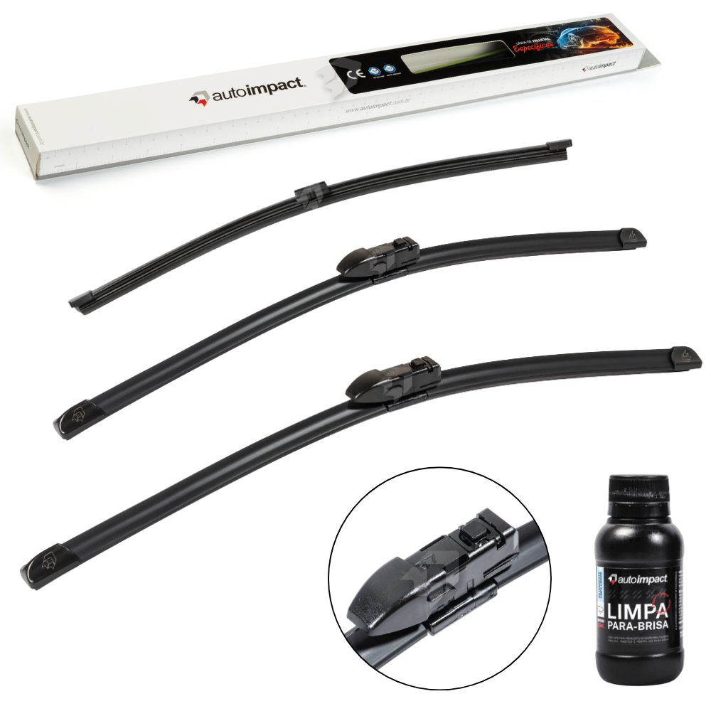 Kit de Palhetas do Limpador do Parabrisa e Traseira - Autoimpact - PK24 / PK20 / TS12 - (1)