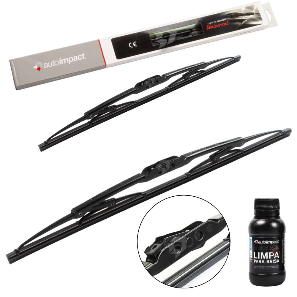 Kit de Palhetas do Limpador do Parabrisa e Traseira - Autoimpact - PU17 / PU13 - (1)