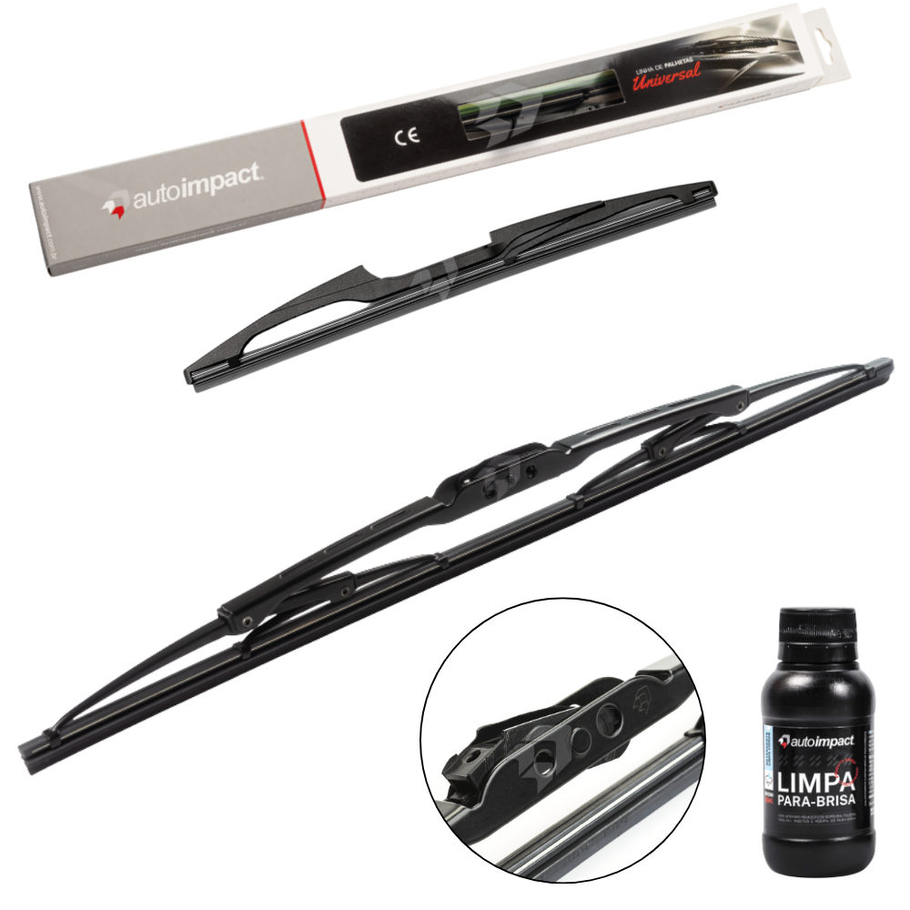Kit de Palhetas do Limpador do Parabrisa e Traseira - Autoimpact - PU23 / TR10 - (1)