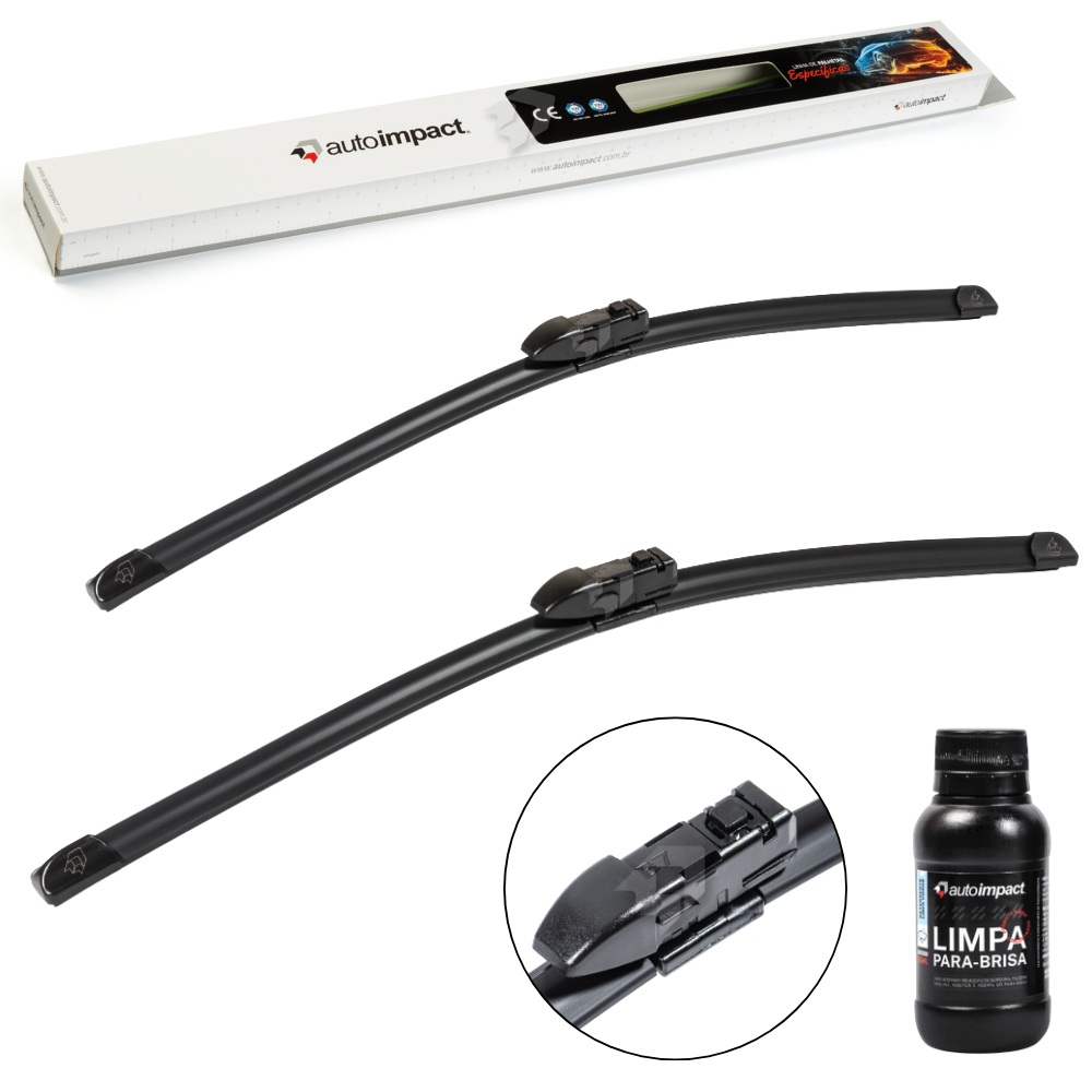 Par de Palhetas do Parabrisa Dianteira Específica 26" e 20" - Autoimpact - PK26 / PK20 - (1)