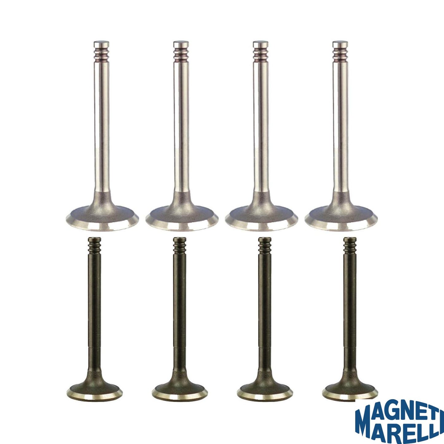 Kit com 4 Válvulas de Admissão e 4 Válvulas de Escape - Magneti Marelli - VAC01013 / VEC01033 - (1)