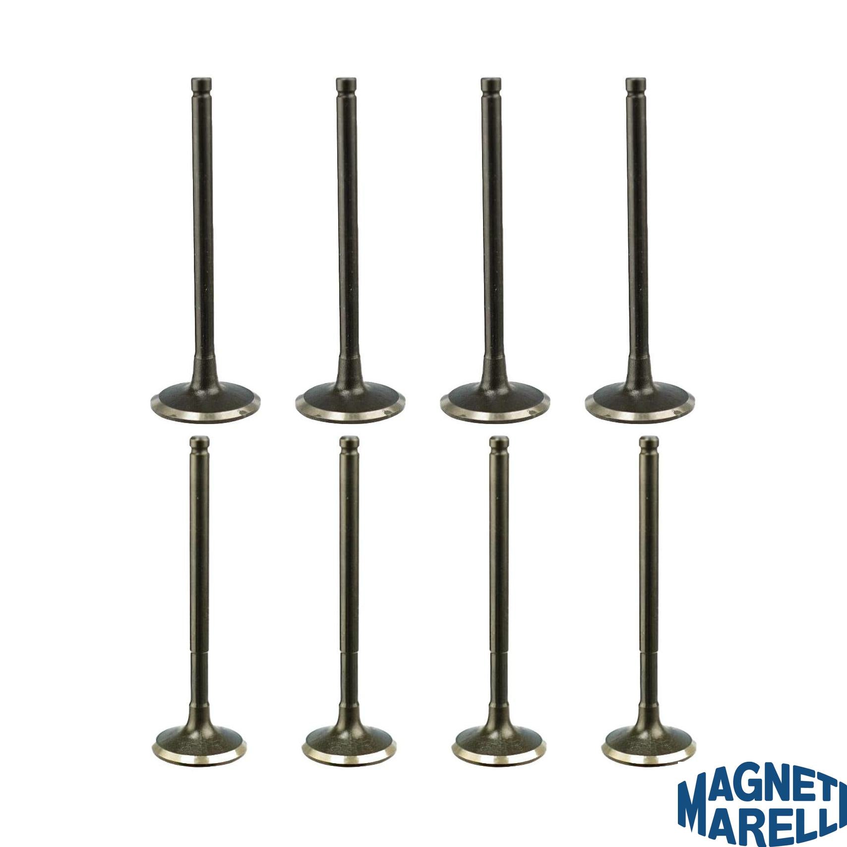 Kit com 4 Válvulas de Admissão e 4 Válvulas de Escape - Magneti Marelli - VAC18005 / VEC18020 - (1)