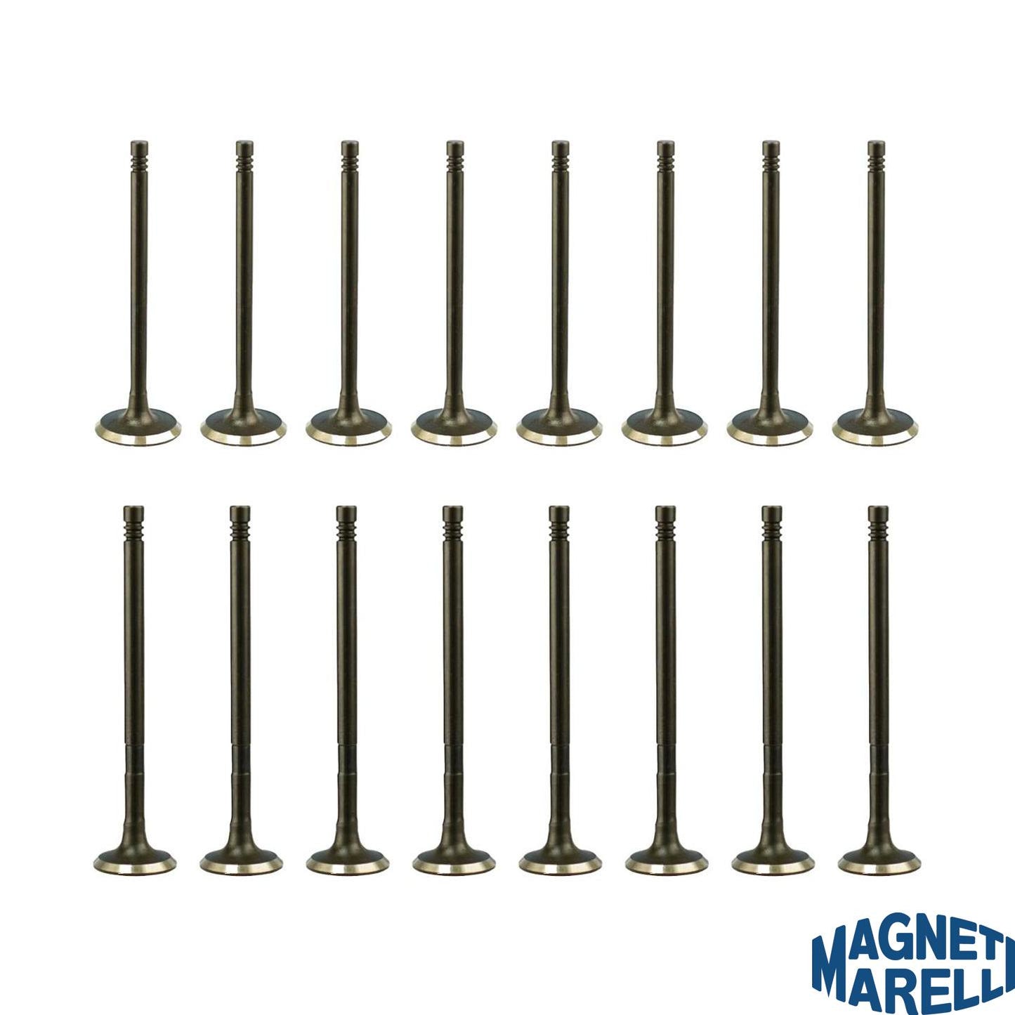 Kit com 8 Válvulas de Admissão e 8 Válvulas de Escape - Magneti Marelli - VAC08009 / VEC08023 - (1)