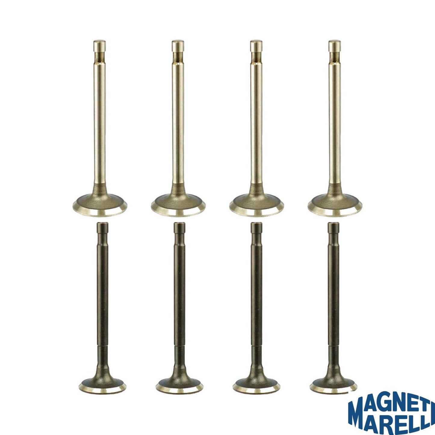 Kit com 4 Válvulas de Admissão e 4 Válvulas de Escape - Magneti Marelli - VAC08013 / VEC08017 - (1)