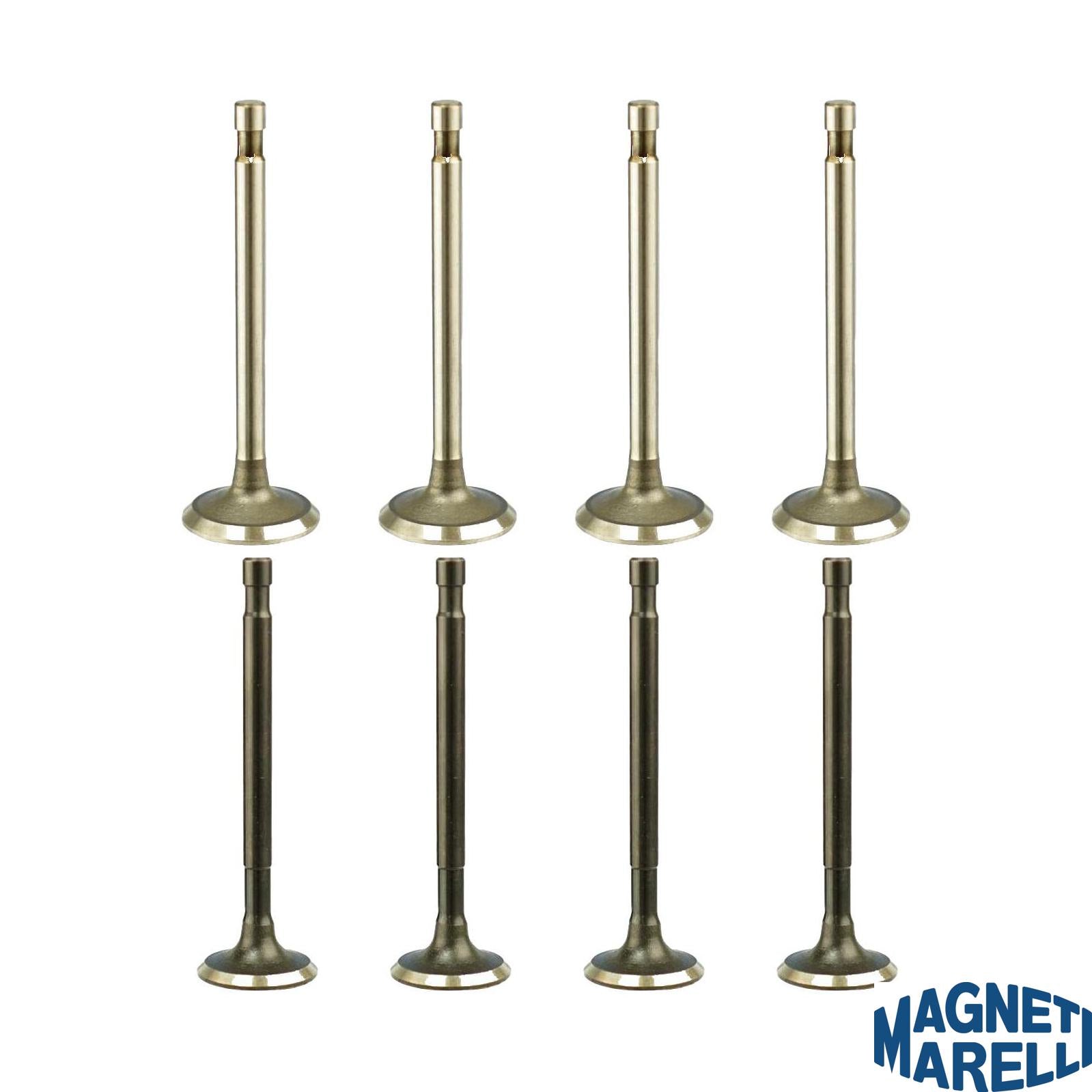 Kit com 4 Válvulas de Admissão e 4 Válvulas de Escape - Magneti Marelli - VAC08013 / VEC08017 - (1)