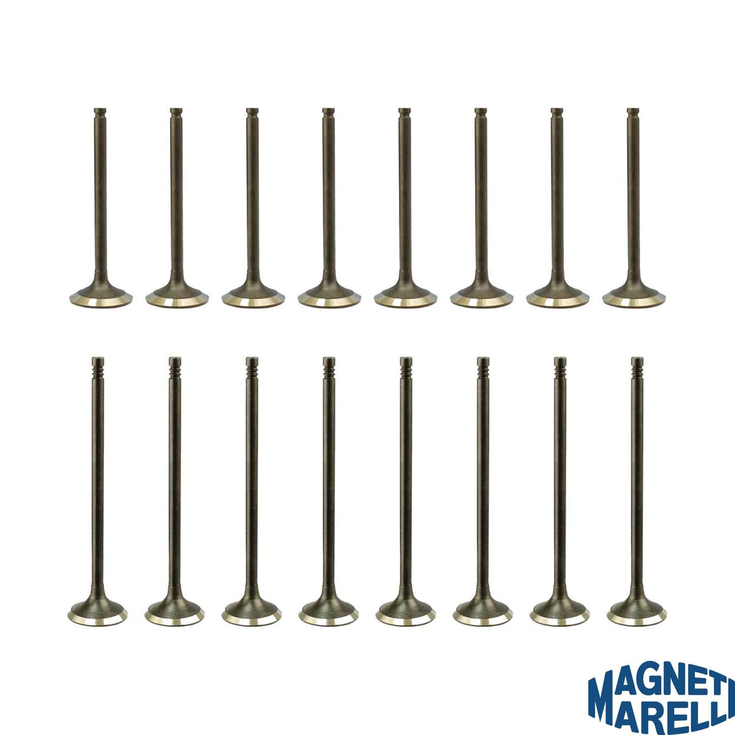 Kit com 8 Válvulas de Admissão e 8 Válvulas de Escape - Magneti Marelli - VAC03013 / VEC18013 - (1)