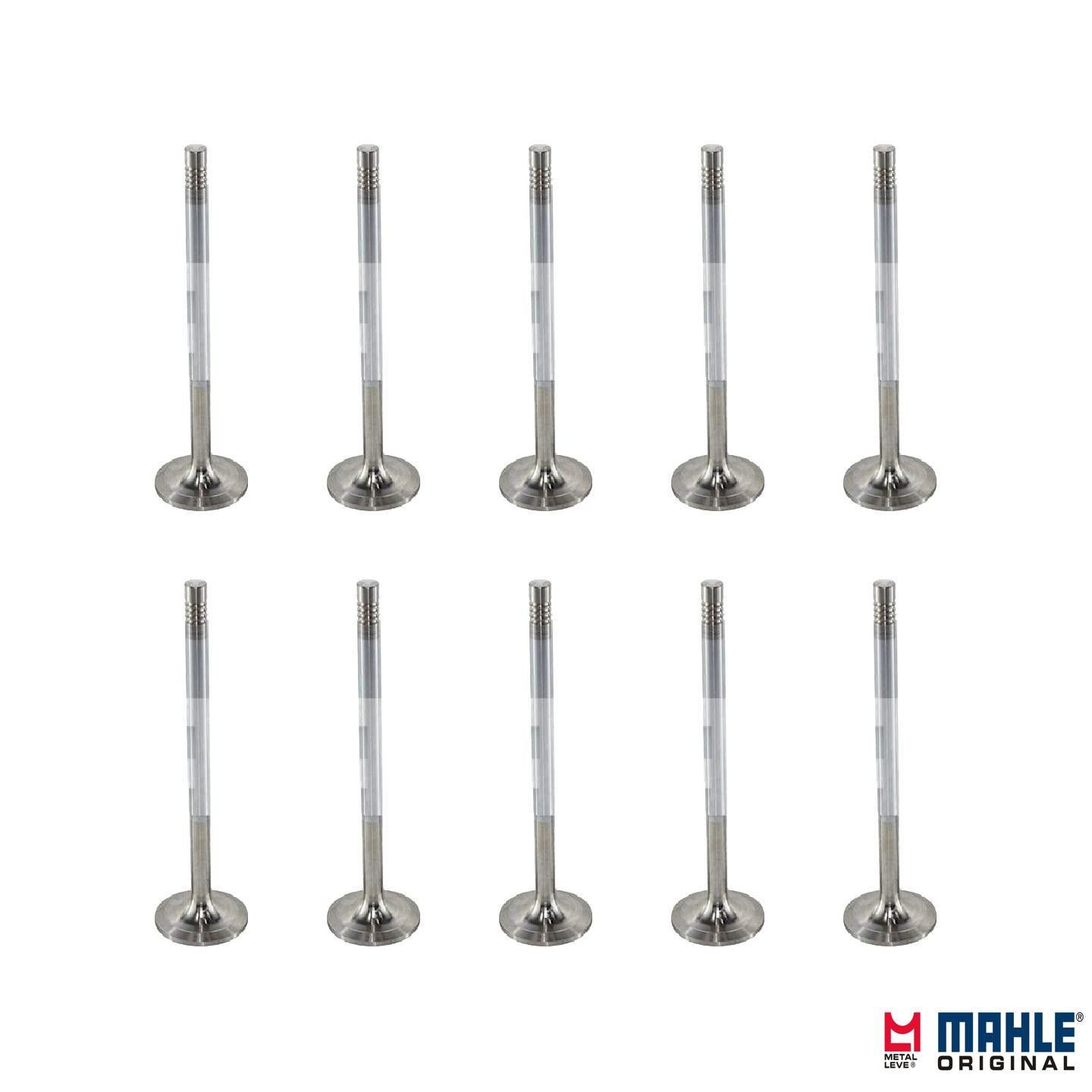 Jogo com 10 Válvulas de Admissão - Mahle Metal Leve - VA0761423 STD - (1)