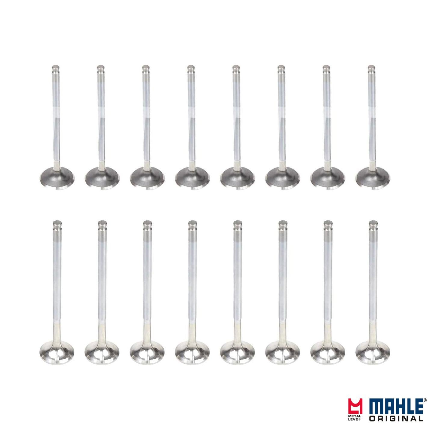 Kit com 8 Válvulas de Admissão e 8 Válvulas de Escape - Mahle Metal Leve - VA0250052 STD / VE0250051 STD - (1)
