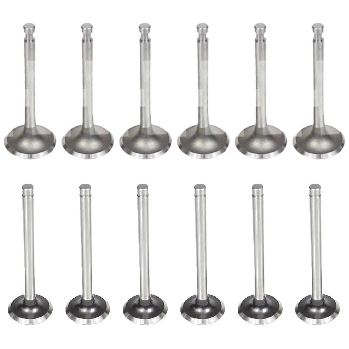 Kit com 6 Válvulas de Admissão e 6 Válvulas de Escape - Mahle Metal Leve - VA0230119 STD / VE0230118 STD - (1)