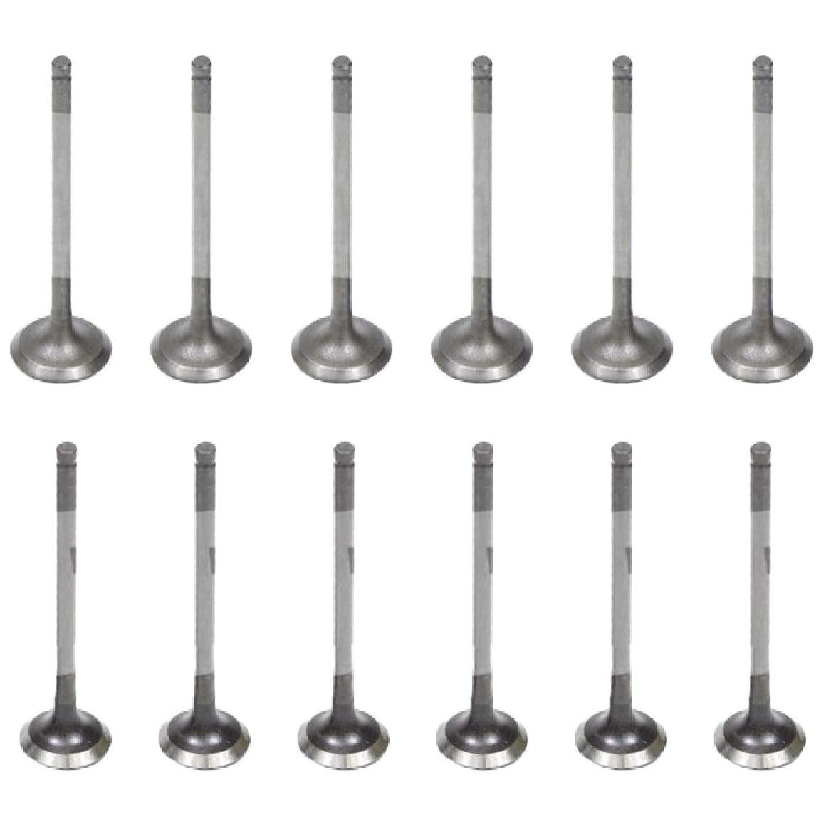 Kit com 6 Válvulas de Admissão e 6 Válvulas de Escape - Mahle Metal Leve - VA2081664 STD / VE2081665 STD - (1)
