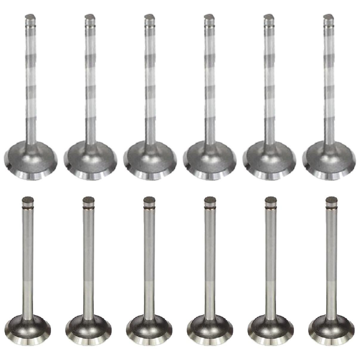 Kit com 6 Válvulas de Admissão e 6 Válvulas de Escape - Mahle Metal Leve - VA0570033 STD / VE0570034 STD - (1)