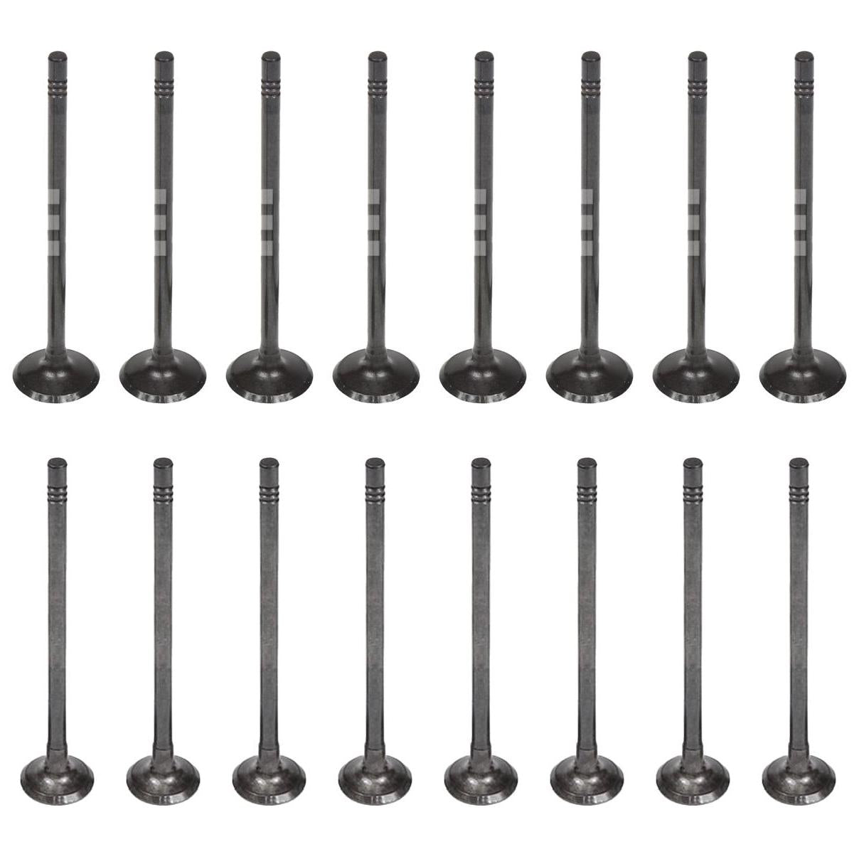 Kit com 8 Válvulas de Admissão e 8 Válvulas de Escape - Mahle Metal Leve - VA0181606 STD / VE0181607 STD - (1)