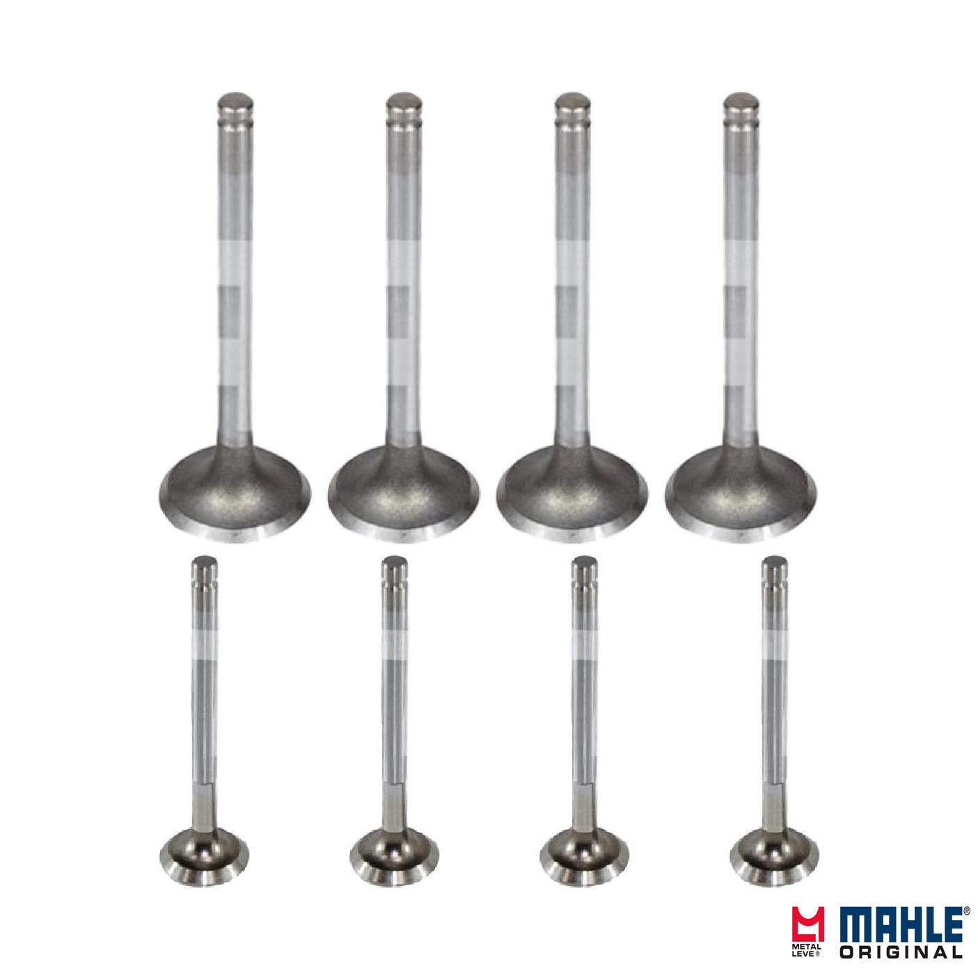 Kit com 4 Válvulas de Admissão e 4 Válvulas de Escape - Mahle Metal Leve - VA0250060 STD / VE0250001 STD - (1)