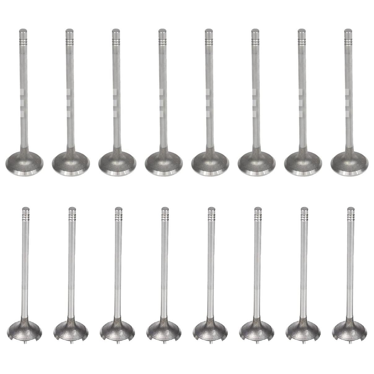 Kit com 8 Válvulas de Admissão e 8 Válvulas de Escape - Mahle Metal Leve - VA0181483 STD / VE0181484 STD - (1)