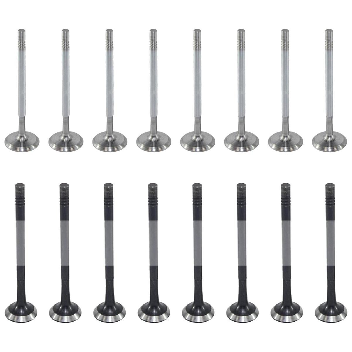 Kit com 8 Válvulas de Admissão e 8 Válvulas de Escape - Mahle Metal Leve - VA0250166 STD / VE0250163 STD - (1)