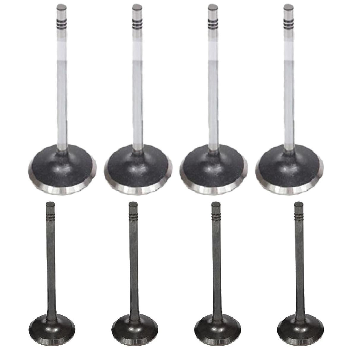 Kit com 4 Válvulas de Admissão e 4 Válvulas de Escape - Mahle Metal Leve - VA0251614 STD / VE0251615 STD - (1)