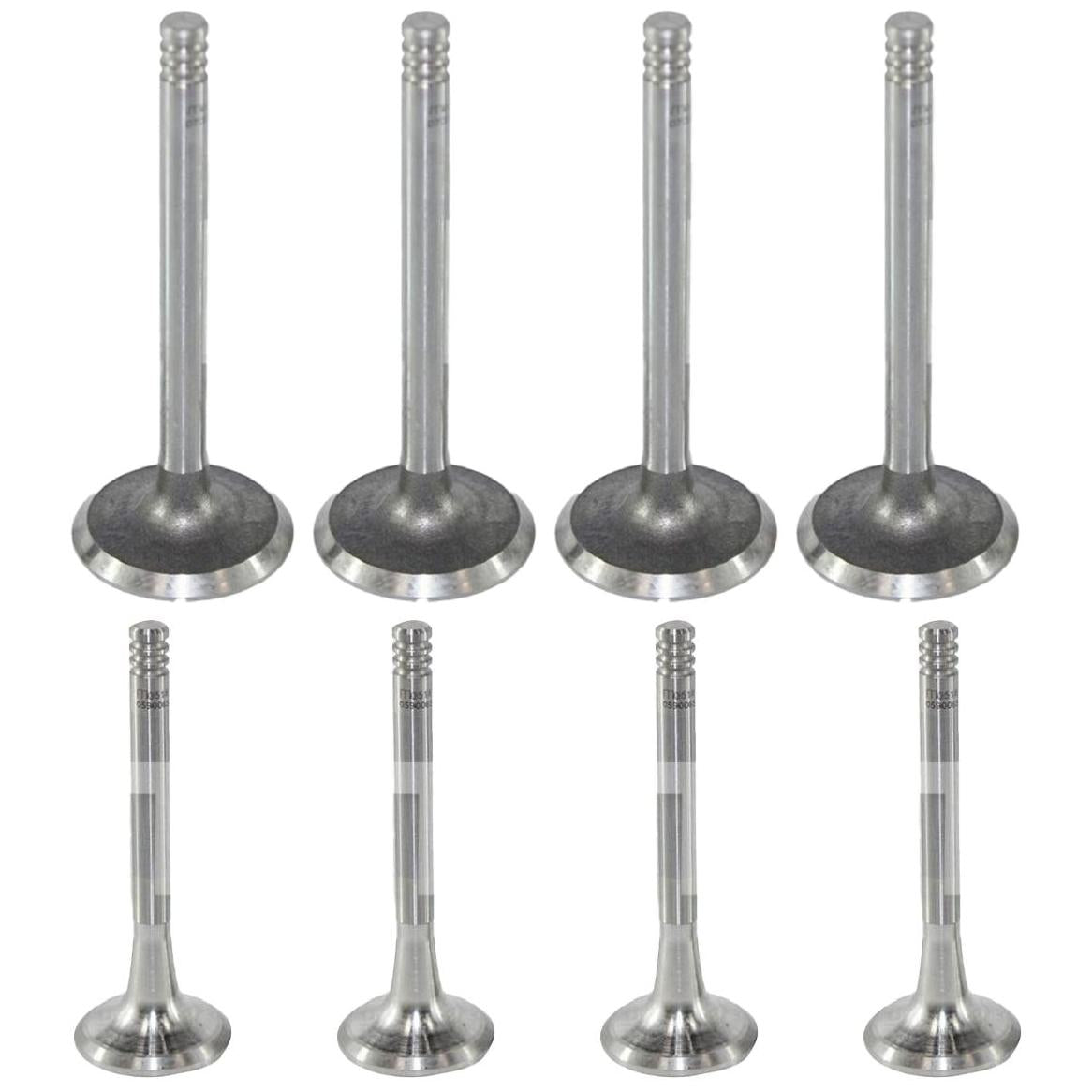 Kit com 4 Válvulas de Admissão e 4 Válvulas de Escape - Mahle Metal Leve - VA0700017 STD / VE0590065 STD - (1)