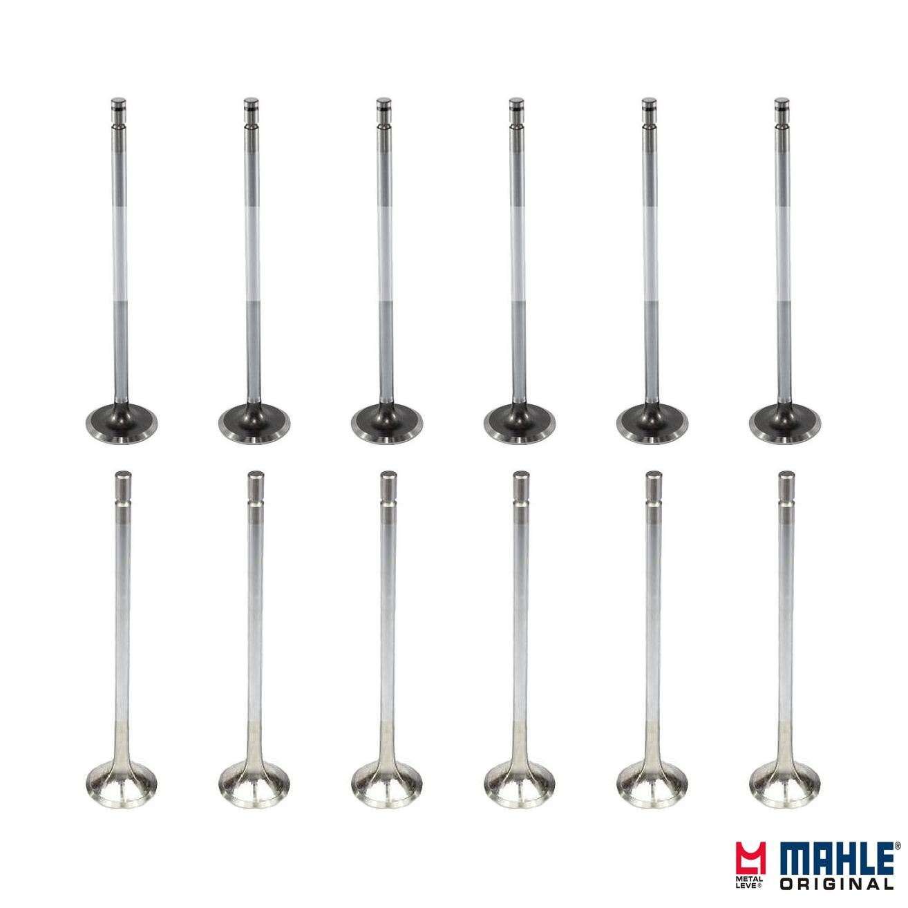 Kit com 6 Válvulas de Admissão e 6 Válvulas de Escape - Mahle Metal Leve - VA0710203 STD / VE0710201 STD - (1)