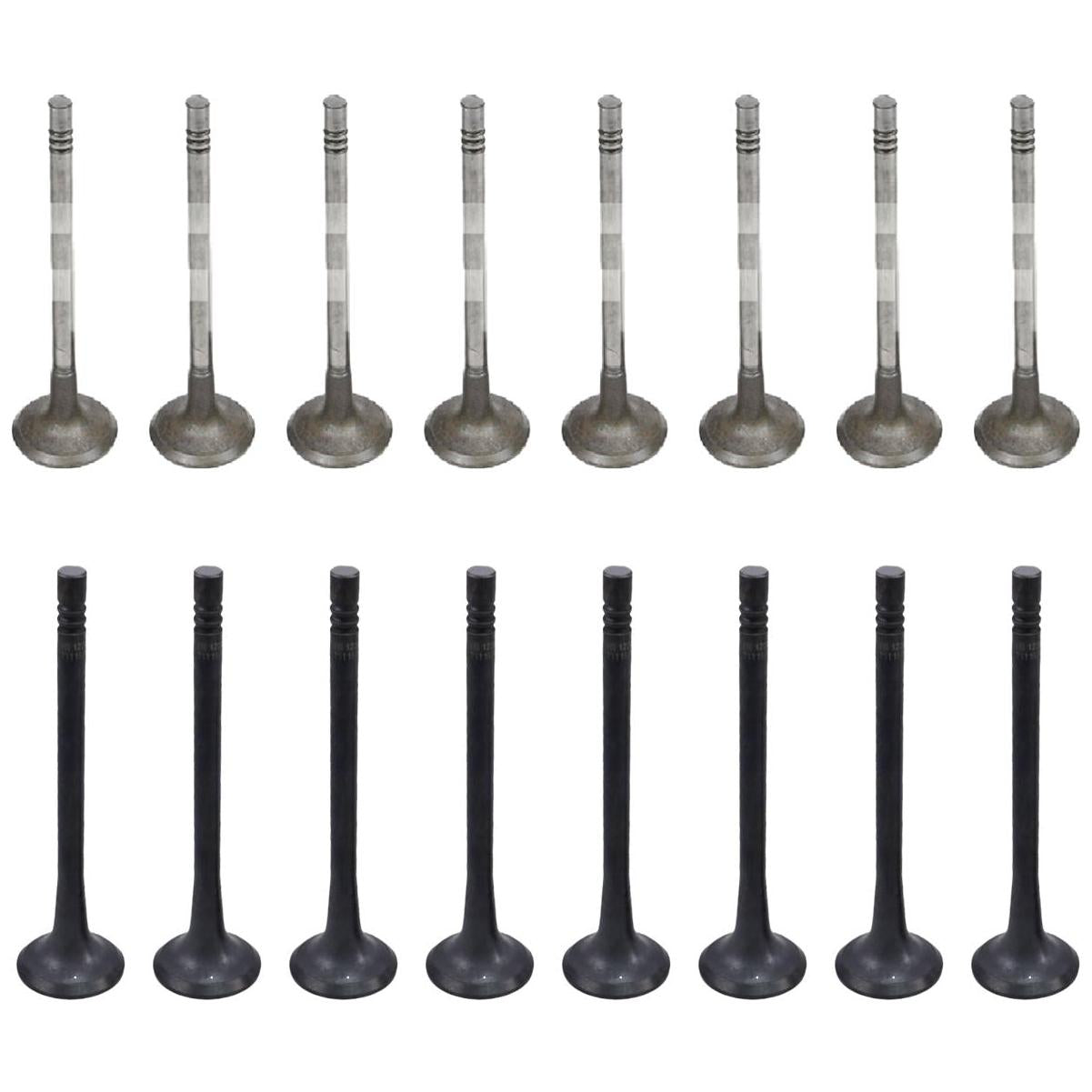 Kit com 8 Válvulas de Admissão e 8 Válvulas de Escape - Mahle Metal Leve - VA2111594 STD / VE2111595 STD - (1)