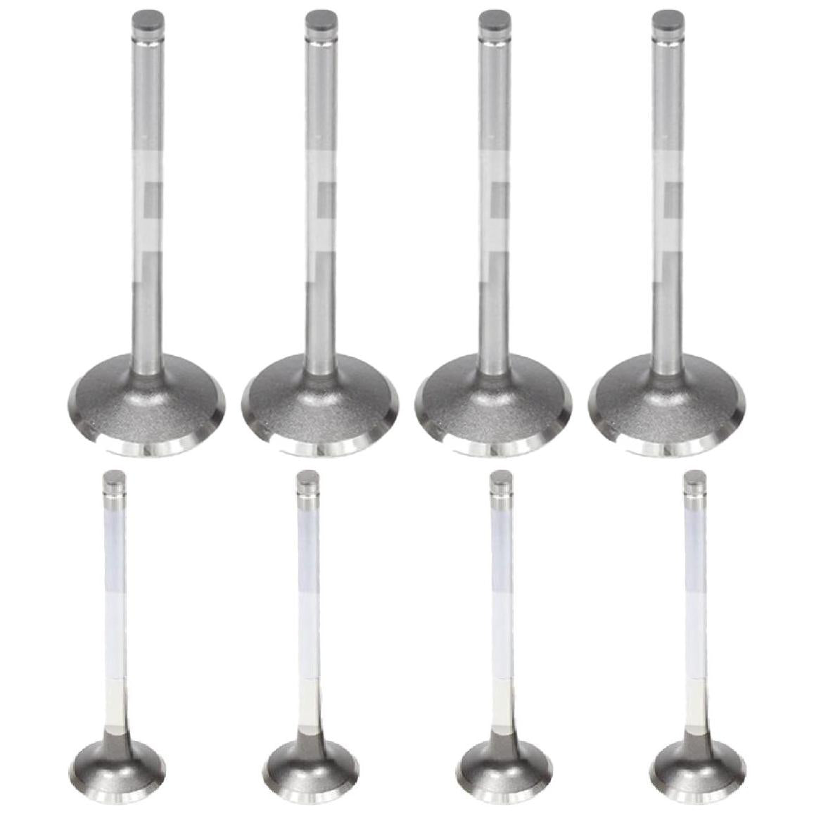 Kit com 4 Válvulas de Admissão e 4 Válvulas de Escape - Mahle Metal Leve - VA0180395 STD / VE0180396 STD - (1)