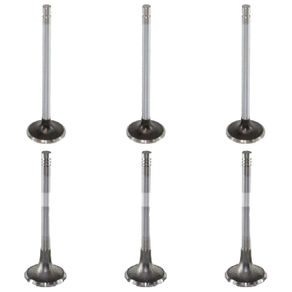Kit com 3 Válvulas de Admissão e 3 Válvulas de Escape - Mahle Metal Leve - VA0130011 STD / VE0130010 STD - (1)