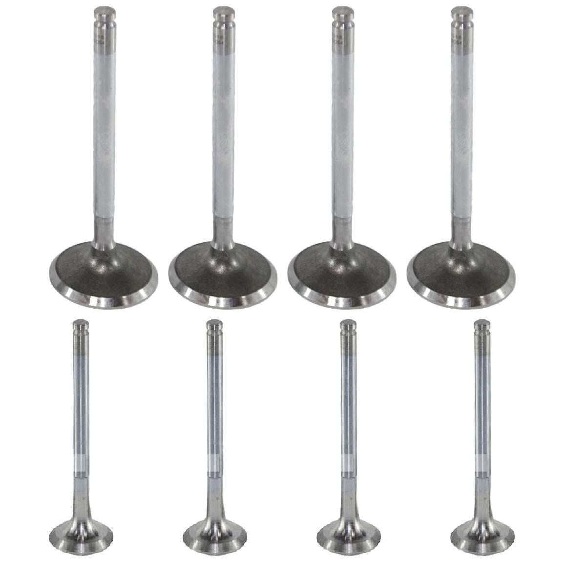 Kit com 4 Válvulas de Admissão e 4 Válvulas de Escape - Mahle Metal Leve - VA0250054 STD / VE0250053 STD - (1)