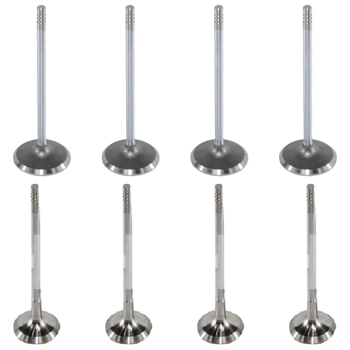 Kit com 4 Válvulas de Admissão e 4 Válvulas de Escape - Mahle Metal Leve - VA0250271 STD / VE0250272 STD - (1)