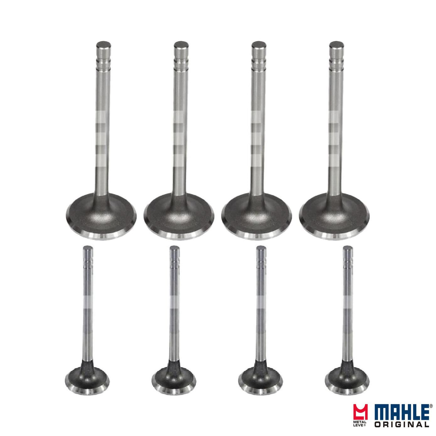 Kit com 4 Válvulas de Admissão e 4 Válvulas de Escape - Mahle Metal Leve - VA0140104 STD / VE0140105 STD - (1)