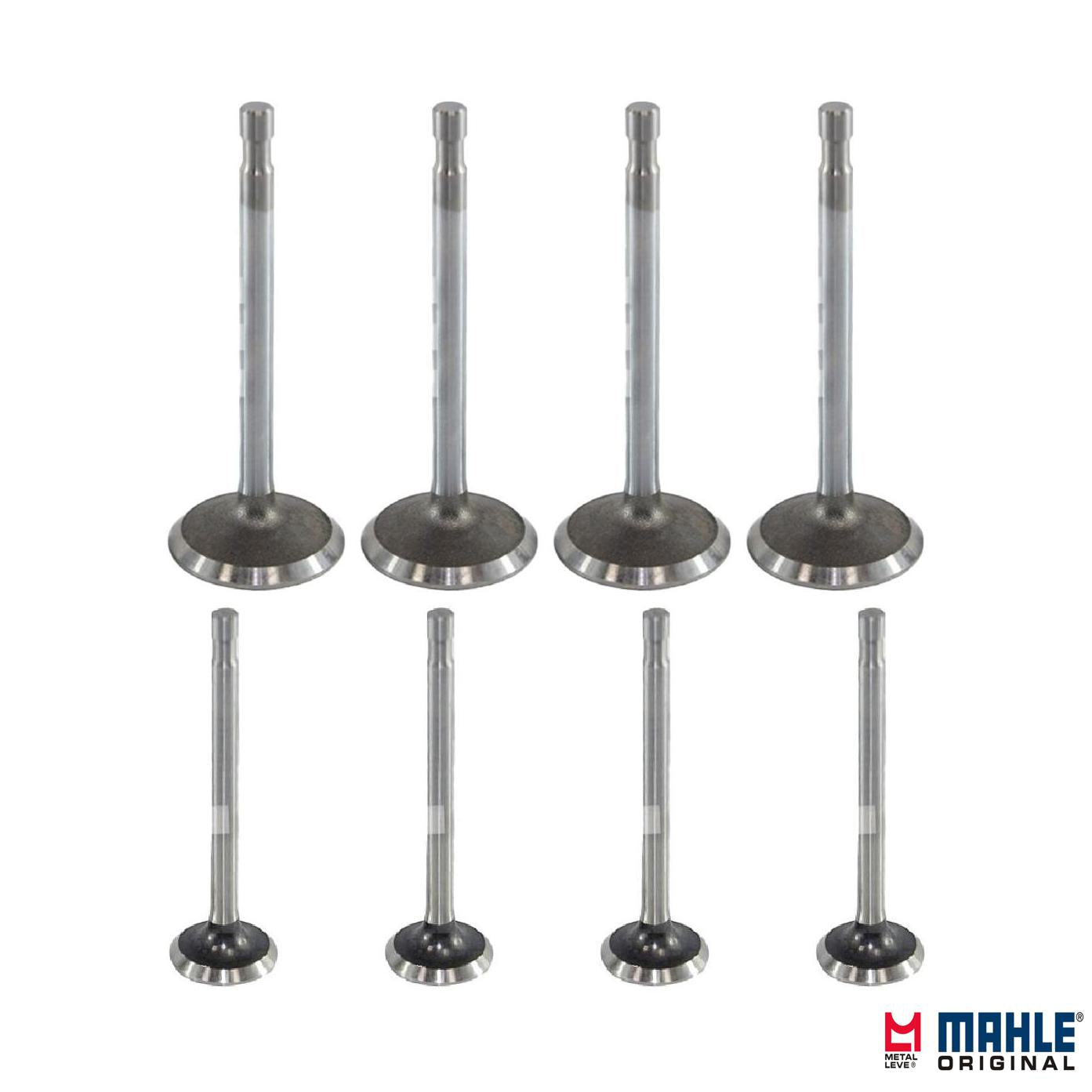 Kit com 4 Válvulas de Admissão e 4 Válvulas de Escape - Mahle Metal Leve - VA0590044 STD / VE0590042 STD - (1)