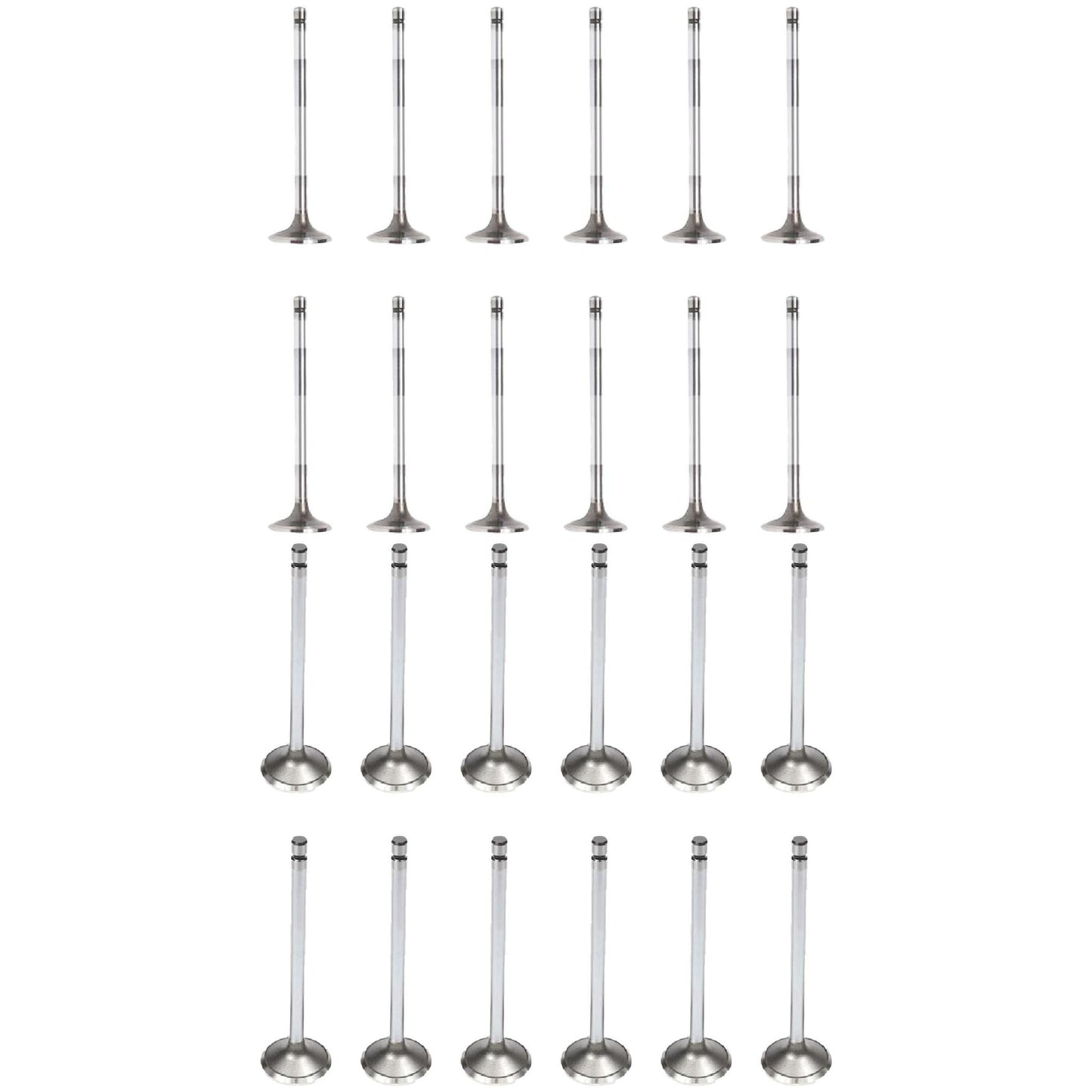 Kit com 12 Válvulas de Admissão e 12 Válvulas de Escape - Mahle Metal Leve - VA0211371 STD / VE0211372 STD - (1)