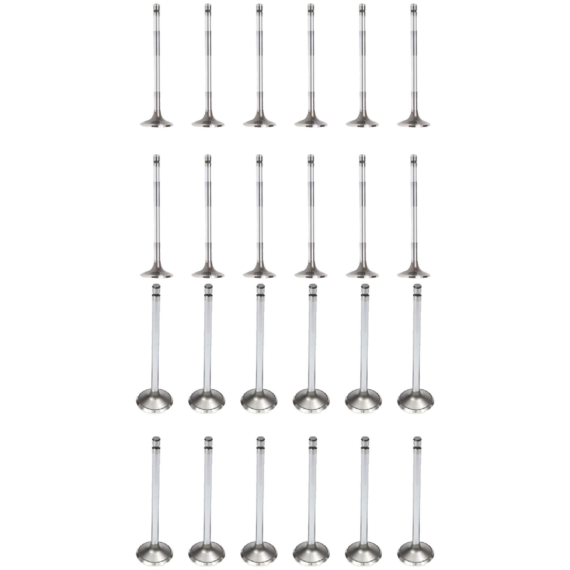 Kit com 12 Válvulas de Admissão e 12 Válvulas de Escape - Mahle Metal Leve - VA0211371 STD / VE0211372 STD - (1)