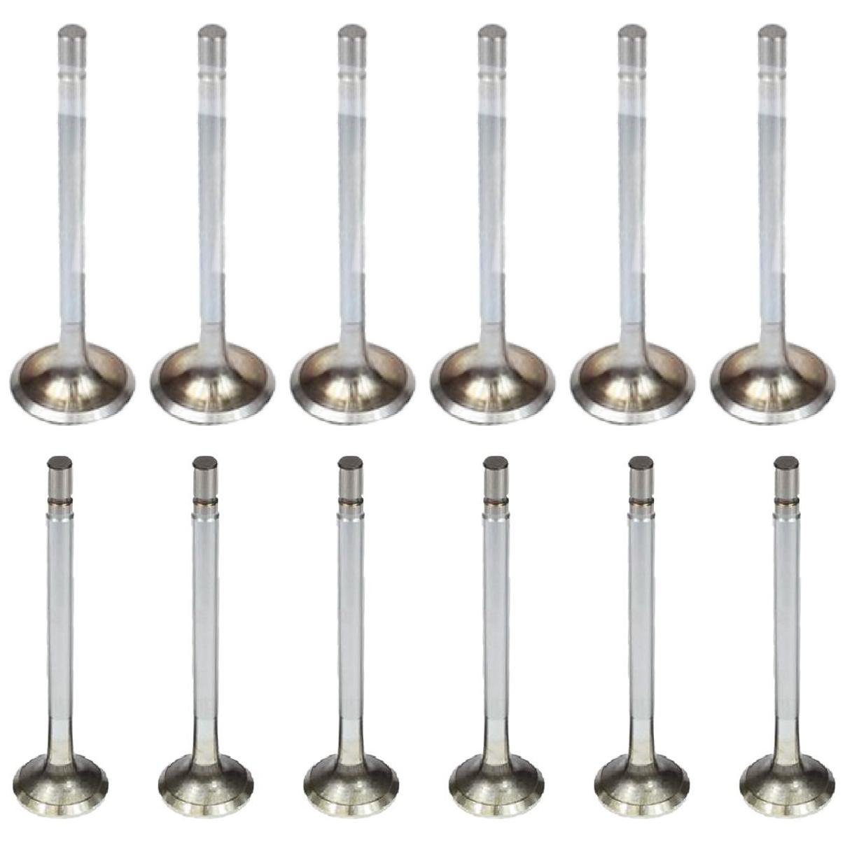 Kit com 6 Válvulas de Admissão e 6 Válvulas de Escape - Mahle Metal Leve - VA0480096 STD / VE0480097 STD - (1)