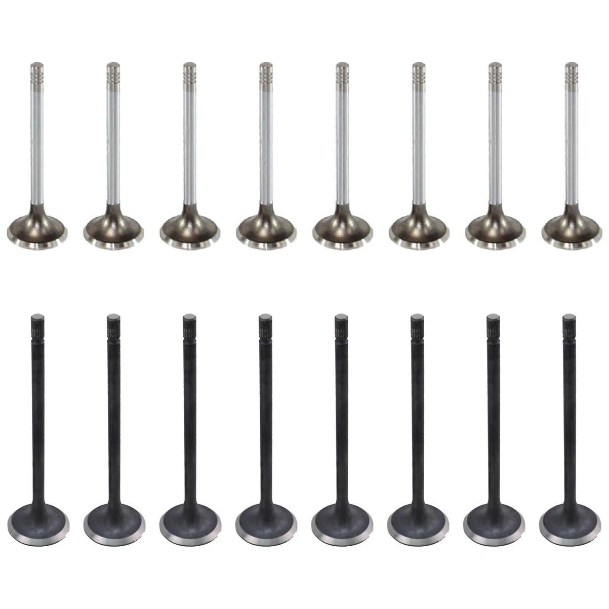 Kit com 8 Válvulas de Admissão e 8 Válvulas de Escape - Mahle Metal Leve - VA0180124 STD / VE0181747 STD - (1)