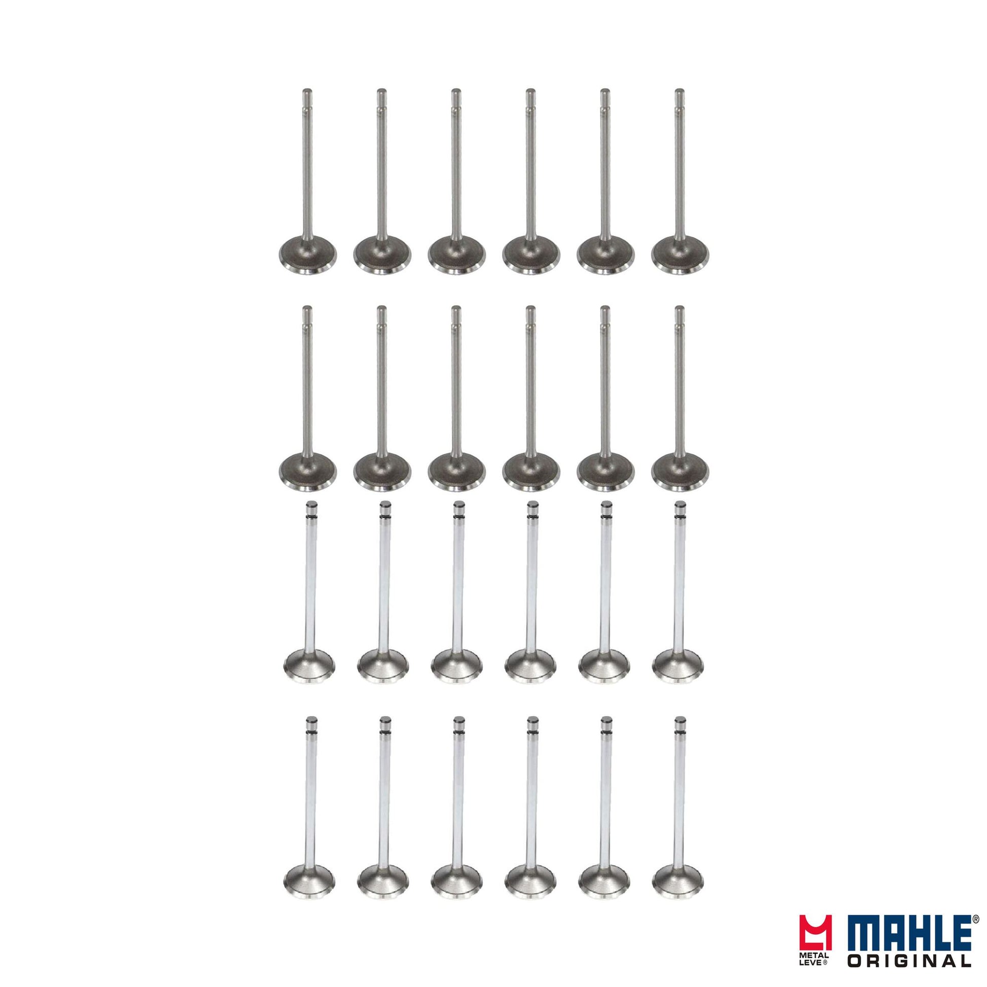 Kit com 12 Válvulas de Admissão e 12 Válvulas de Escape - Mahle Metal Leve - VA0211427 STD / VE0211372 STD - (1)
