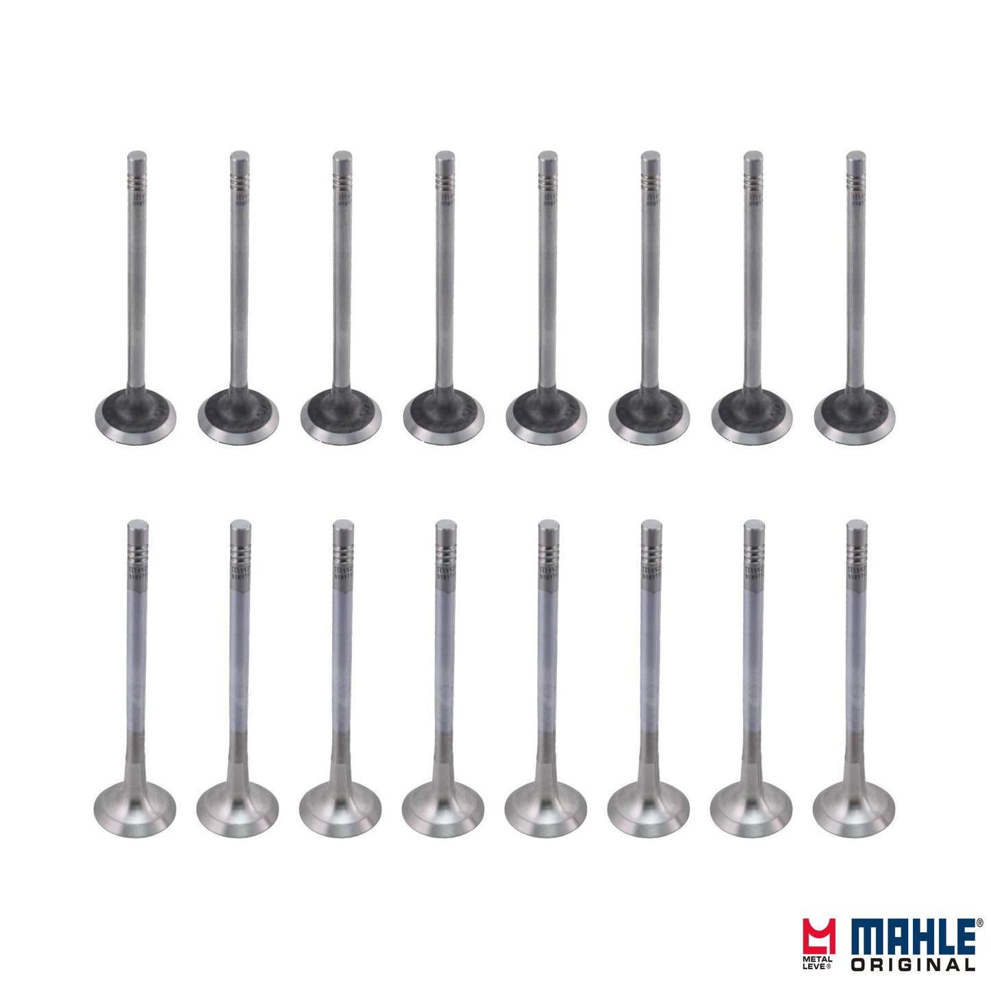 Kit com 8 Válvulas de Admissão e 8 Válvulas de Escape - Mahle Metal Leve - VA0181766 STD / VE0181767 STD - (1)