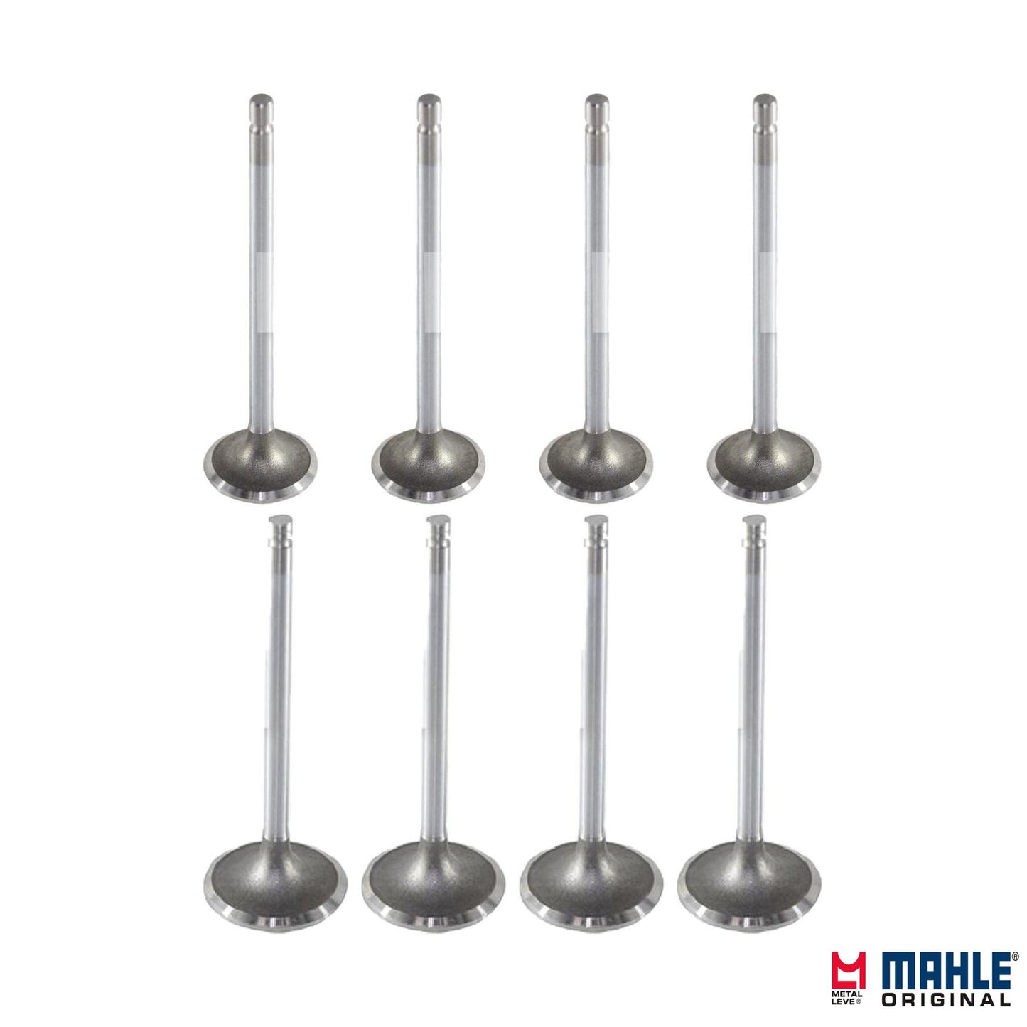 Kit com 4 Válvulas de Admissão e 4 Válvulas de Escape - Mahle Metal Leve - VA0210151 STD / VE0210150 STD - (1)