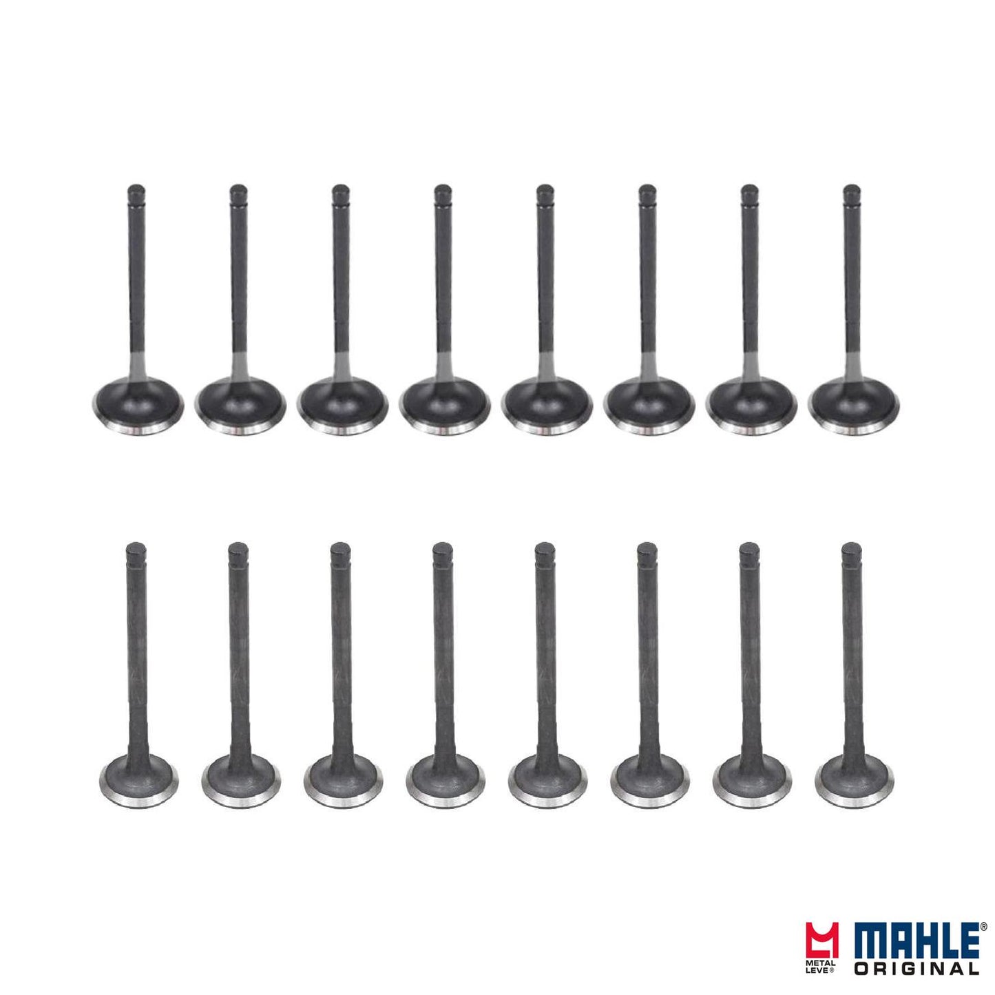 Kit com 8 Válvulas de Admissão e 8 Válvulas de Escape - Mahle Metal Leve - VA0630205 STD / VE0630206 STD - (1)