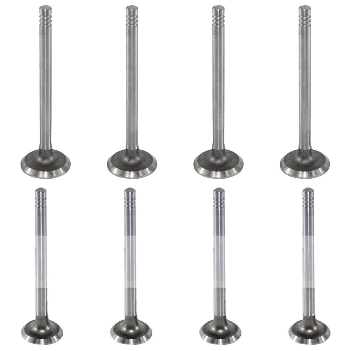 Kit com 4 Válvulas de Admissão e 4 Válvulas de Escape - Mahle Metal Leve - VA0700050 STD / VE0700049 STD - (1)