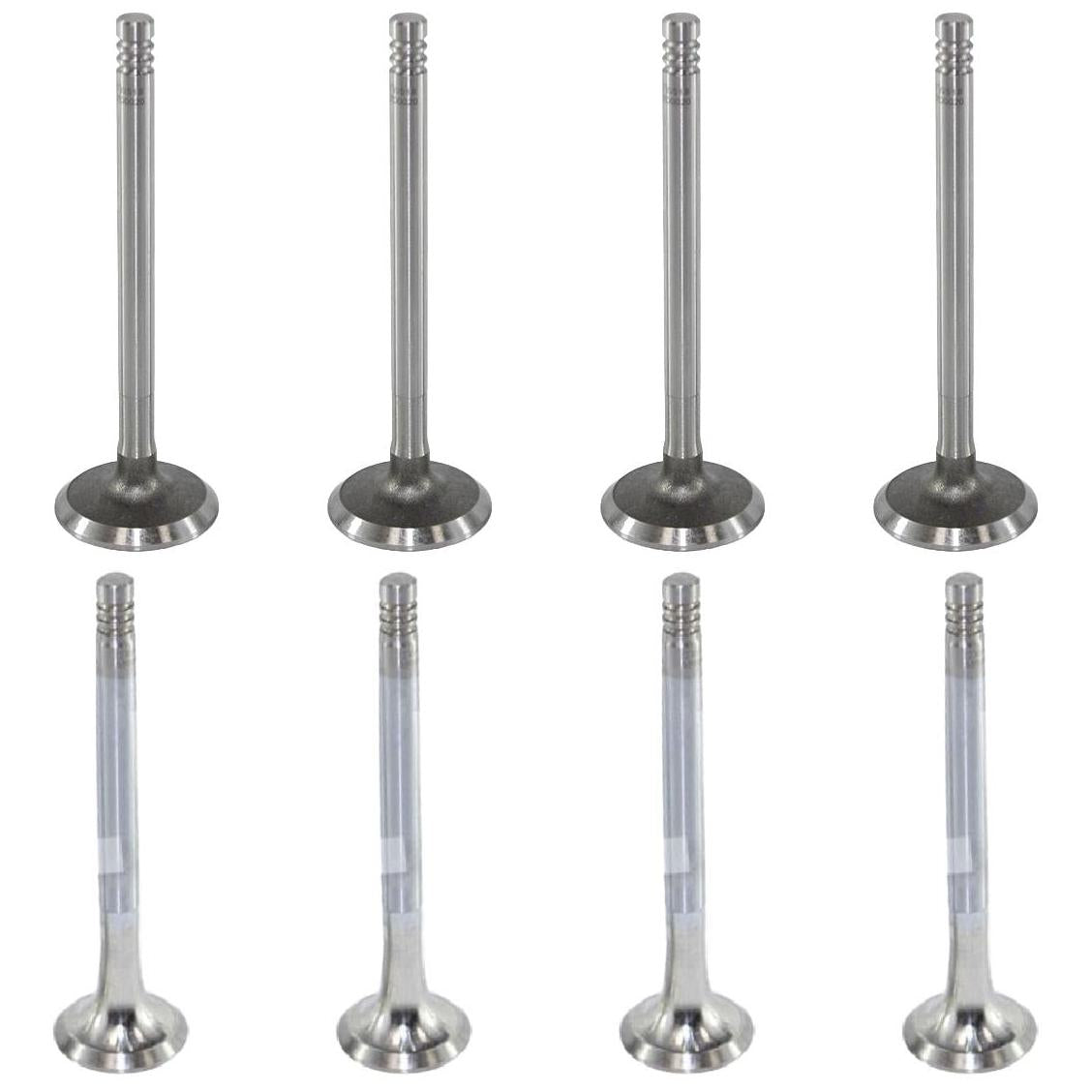 Kit com 4 Válvulas de Admissão e 4 Válvulas de Escape - Mahle Metal Leve - VA0700020 STD / VE0700021 STD - (1)