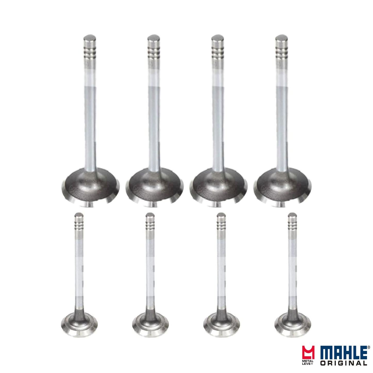 Kit com 4 Válvulas de Admissão e 4 Válvulas de Escape - Mahle Metal Leve - VA0590172 STD / VE0590173 STD - (1)