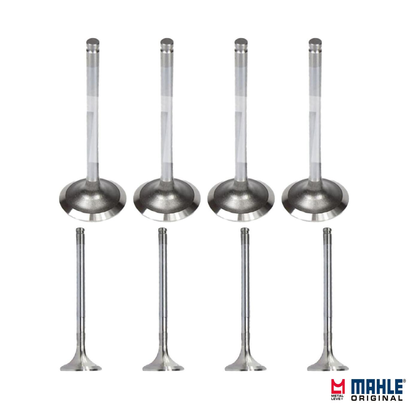 Kit com 4 Válvulas de Admissão e 4 Válvulas de Escape - Mahle Metal Leve - VA0250513 STD / VE0010212 STD - (1)