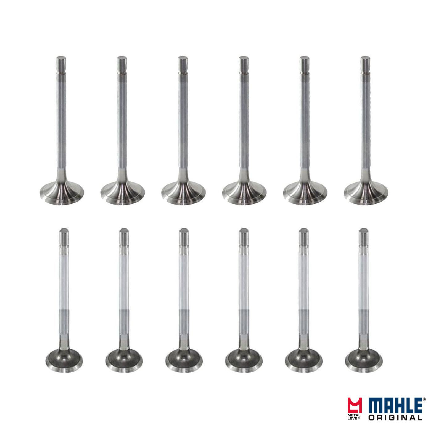 Kit com 6 Válvulas de Admissão e 6 Válvulas de Escape - Mahle Metal Leve - VA0480006 STD / VE0480005 STD - (1)