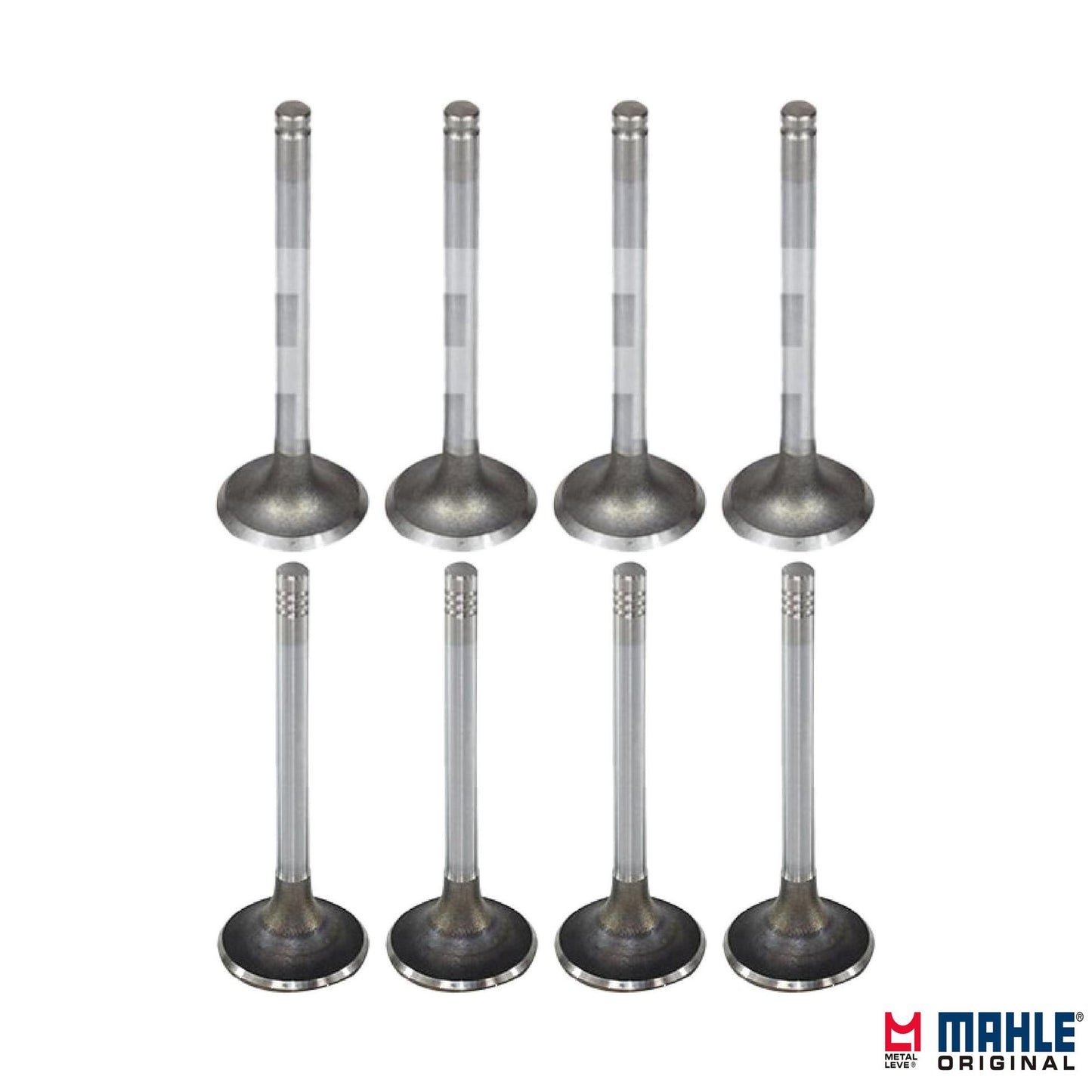 Kit com 4 Válvulas de Admissão e 4 Válvulas de Escape - Mahle Metal Leve - VA0250060 STD / VE0250167 STD - (1)