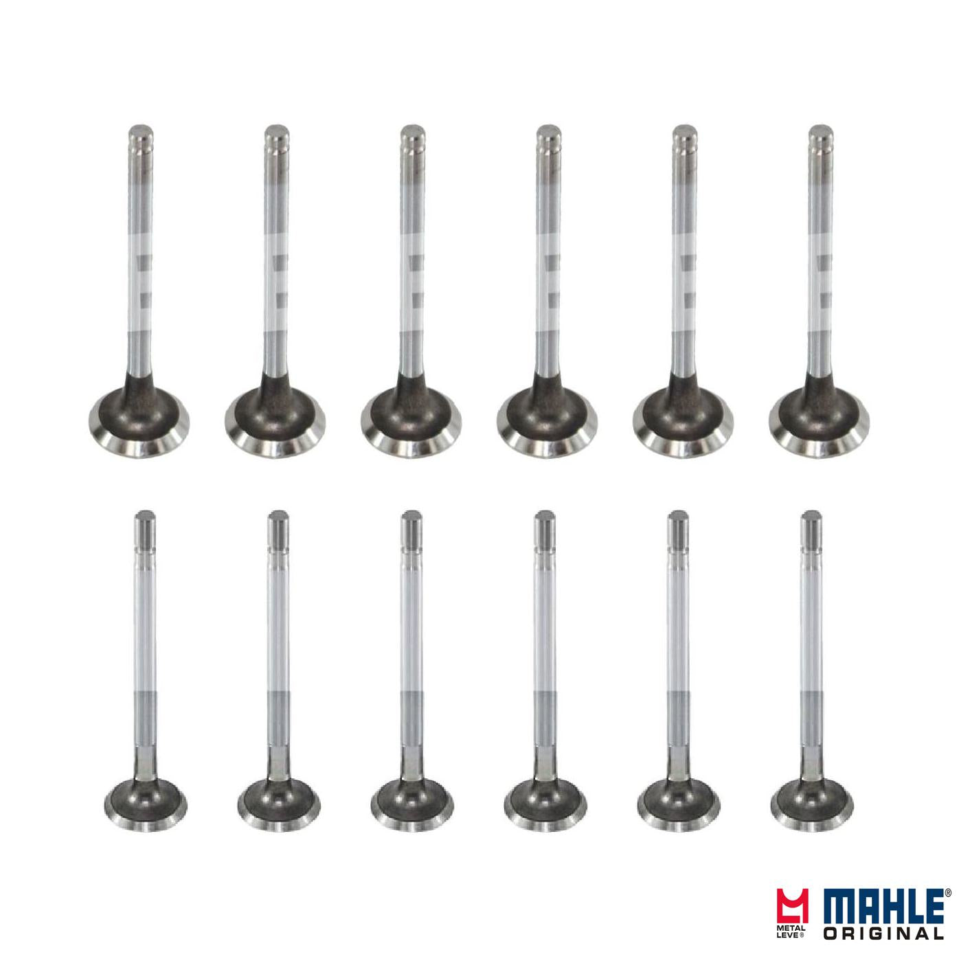 Kit com 6 Válvulas de Admissão e 6 Válvulas de Escape - Mahle Metal Leve - VA0480004 STD / VE0480005 STD - (1)