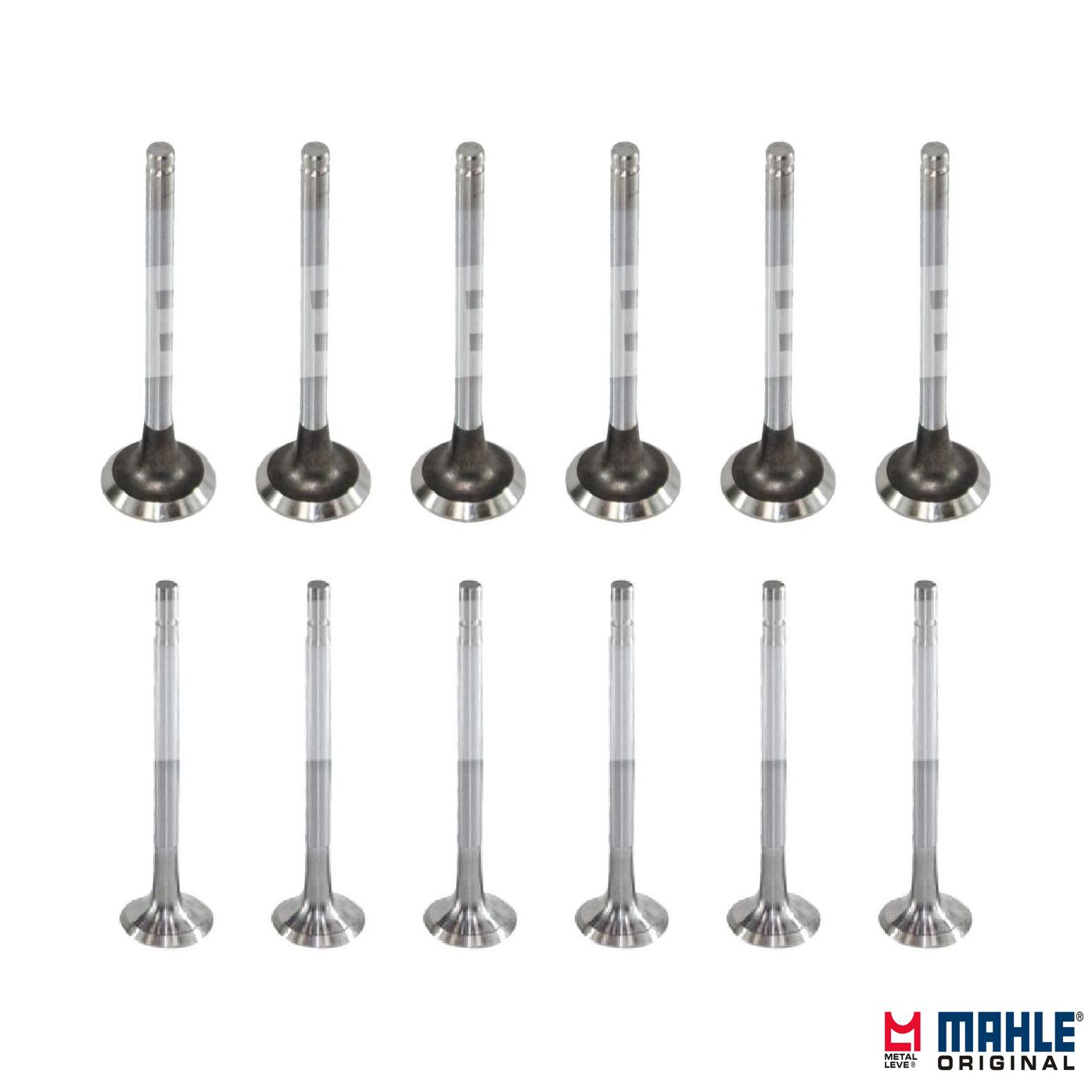 Kit com 6 Válvulas de Admissão e 6 Válvulas de Escape - Mahle Metal Leve - VA0480004 STD / VE0480003 STD - (1)