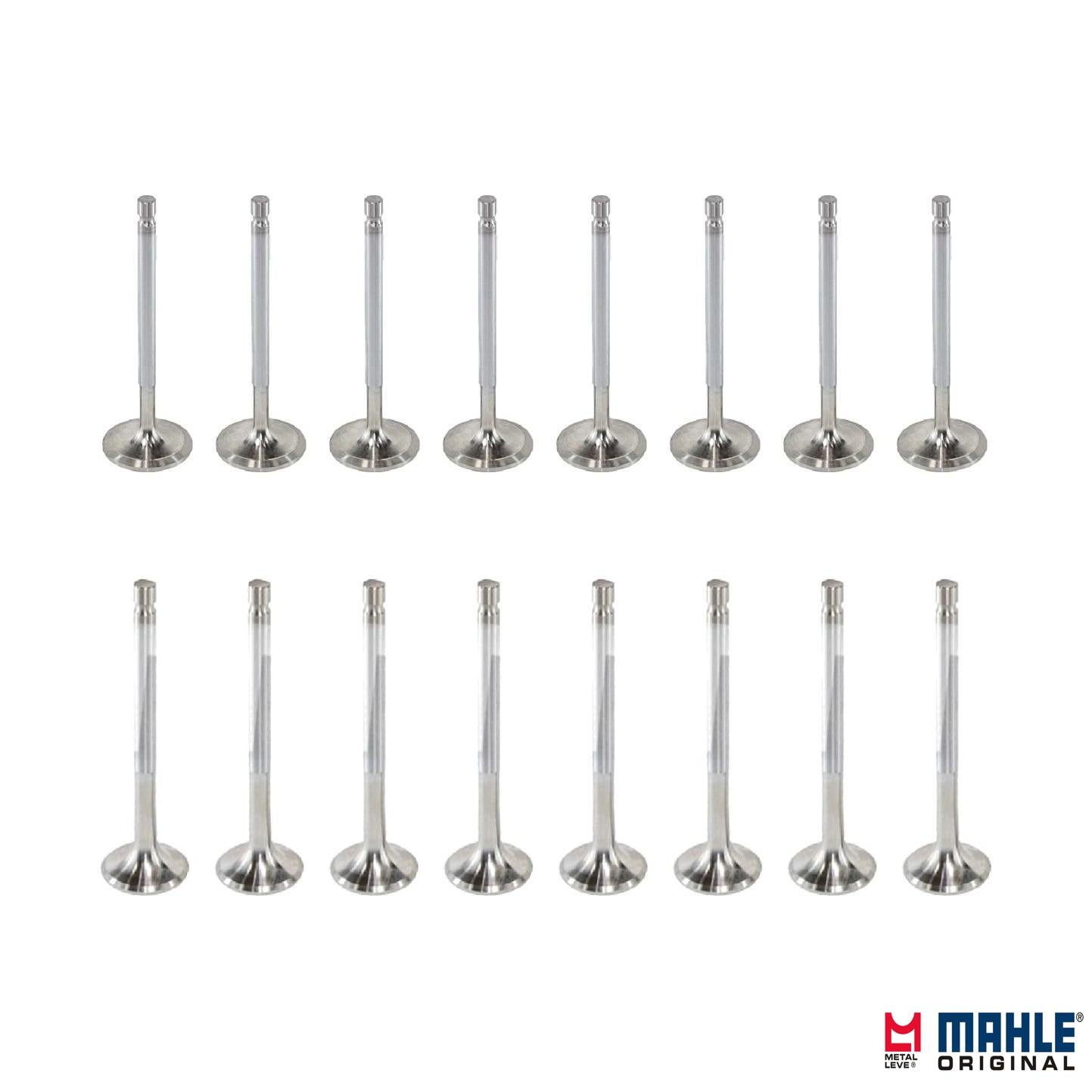 Kit com 8 Válvulas de Admissão e 8 Válvulas de Escape - Mahle Metal Leve - VA0760013 STD / VE0760012 STD - (1)