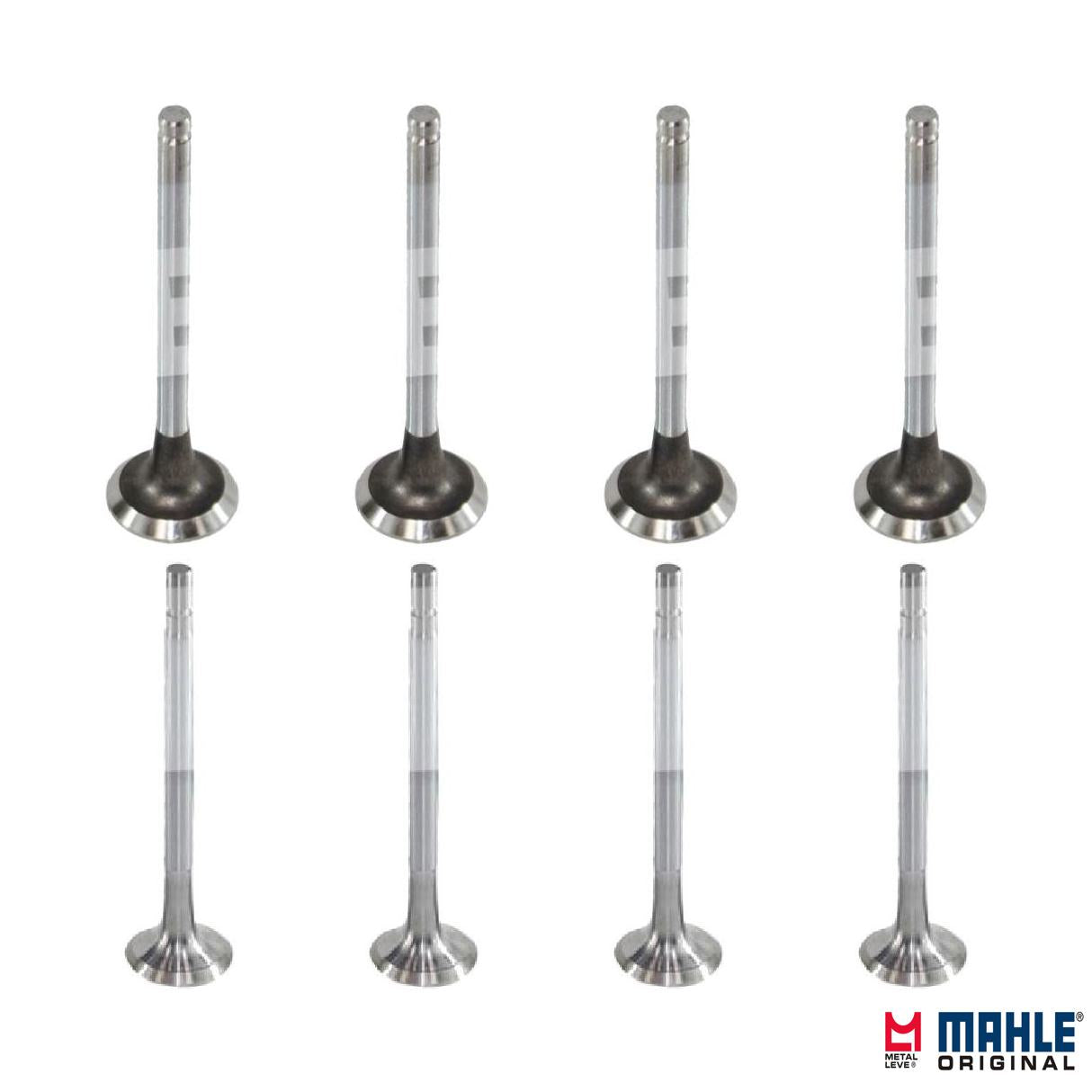 Kit com 4 Válvulas de Admissão e 4 Válvulas de Escape - Mahle Metal Leve - VA0480004 STD / VE0480003 STD - (1)