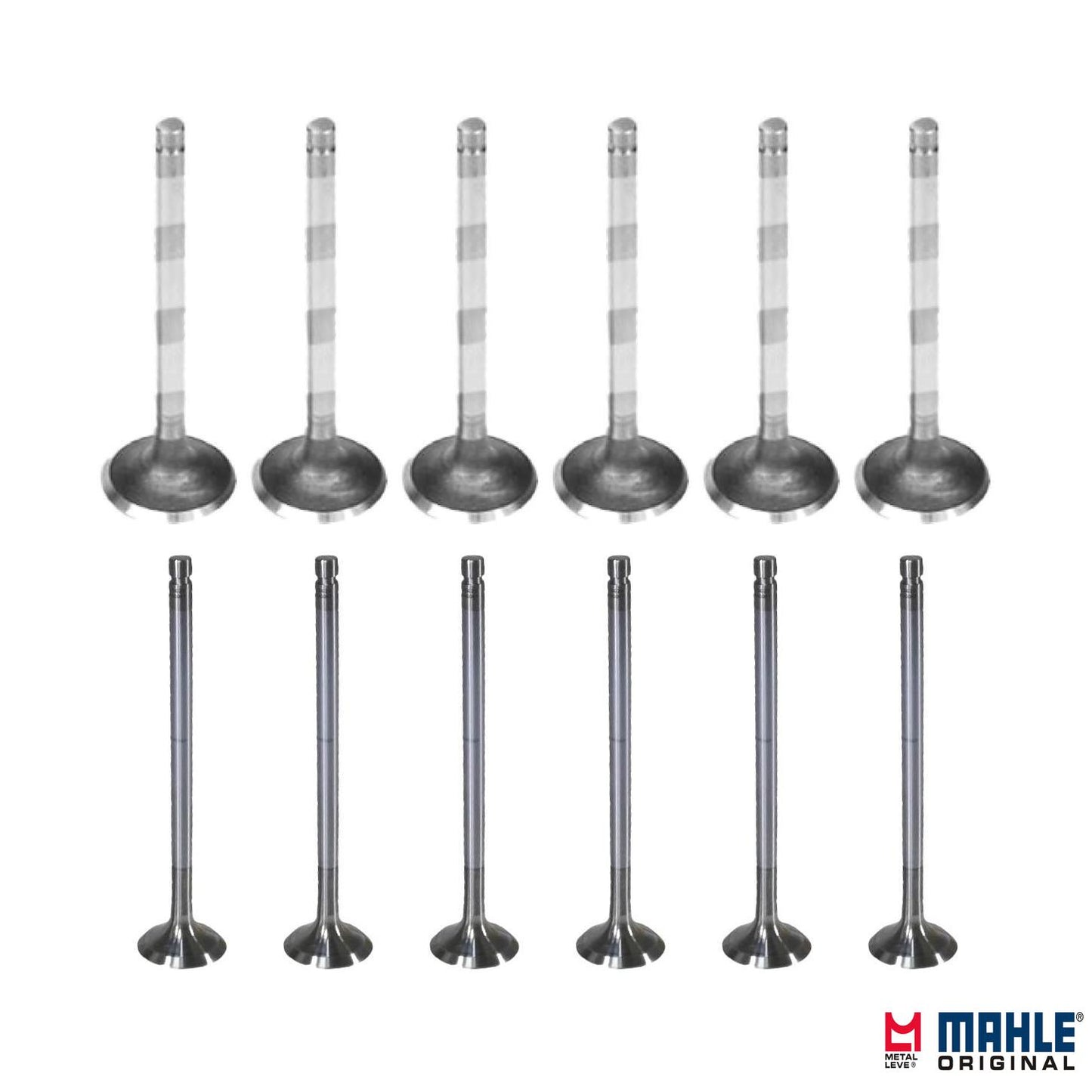 Kit com 6 Válvulas de Admissão e 6 Válvulas de Escape - Mahle Metal Leve - VA0480048 STD / VE0480047 STD - (1)