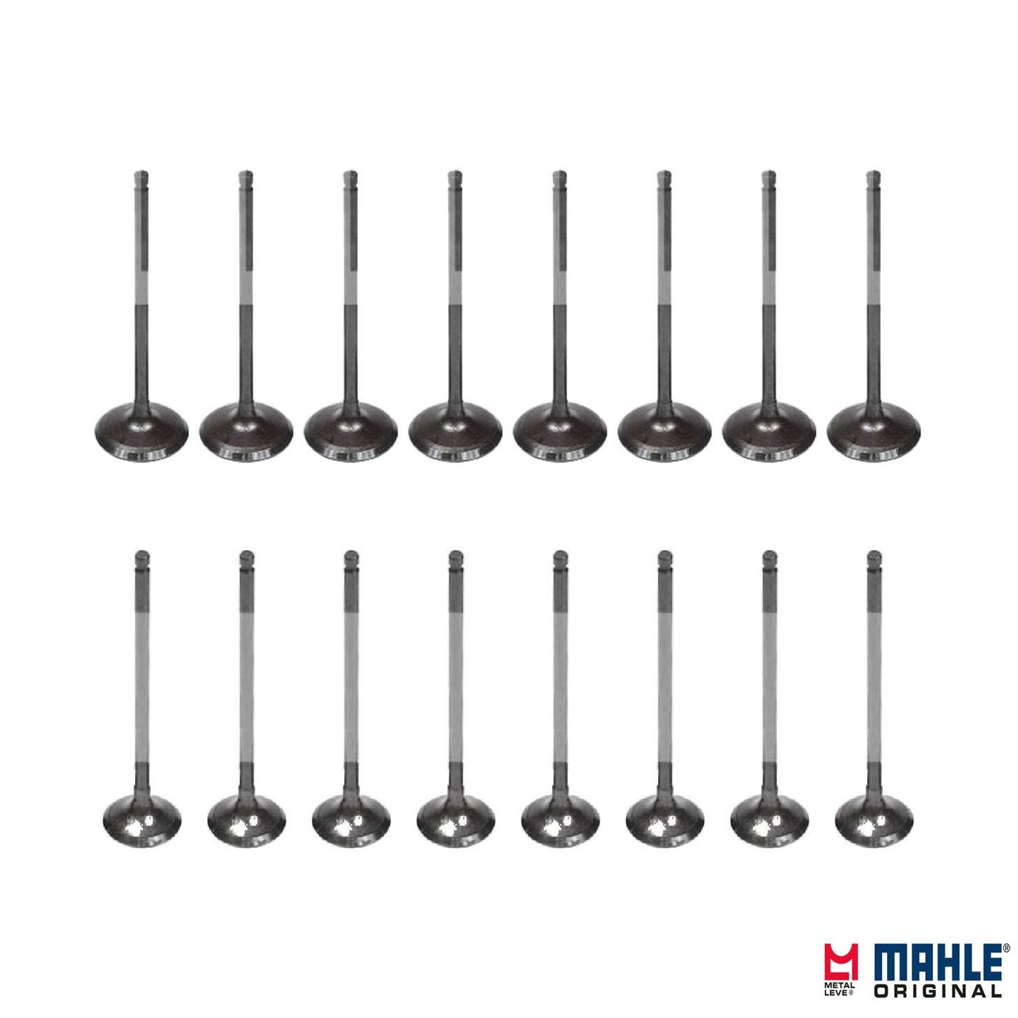 Kit com 8 Válvulas de Admissão e 8 Válvulas de Escape - Mahle Metal Leve - VA0031608 STD / VE0031609 STD - (1)